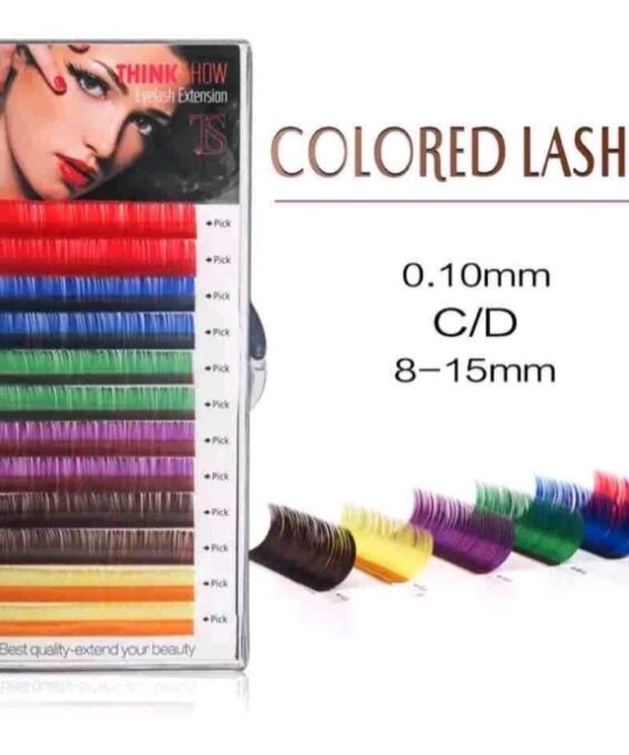 Pestañas De Colores Dumeila. 0.10 D (cod.197)