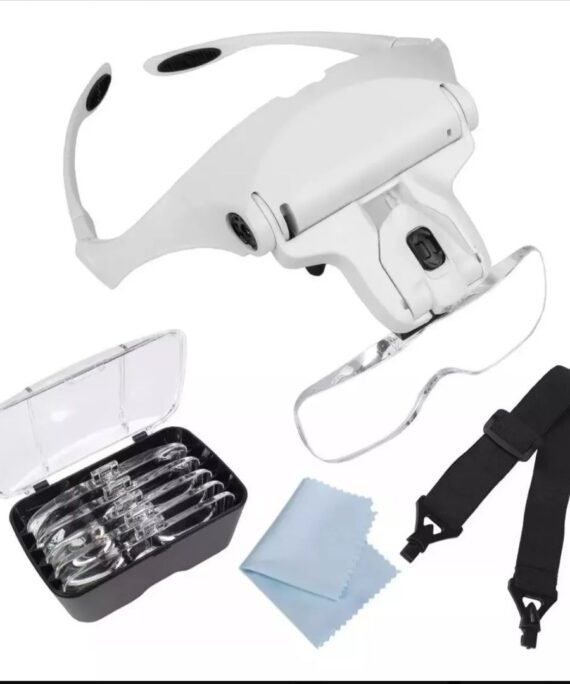 Lentes lupa led para pestañas